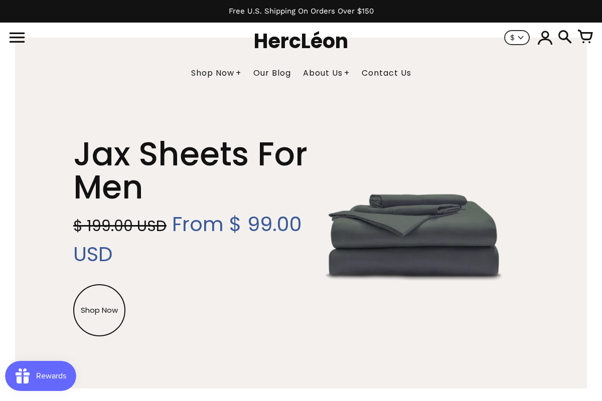 HercLéon homepage screenshot