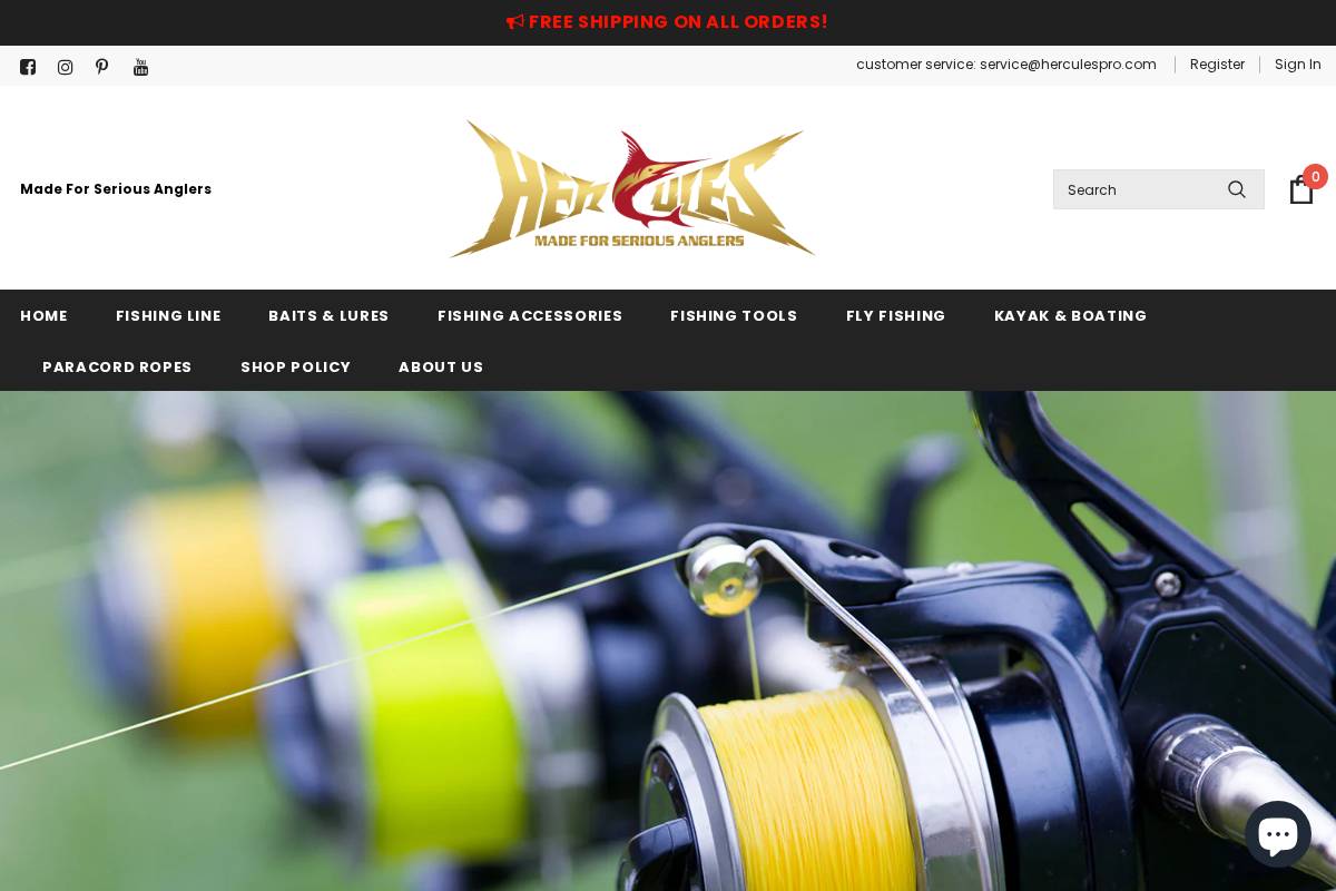 herculespro.com homepage screenshot