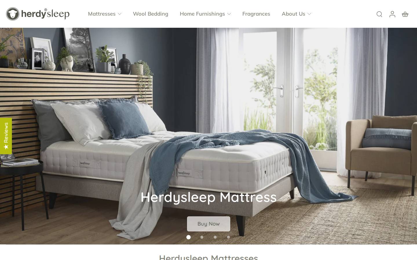 herdysleep homepage screenshot