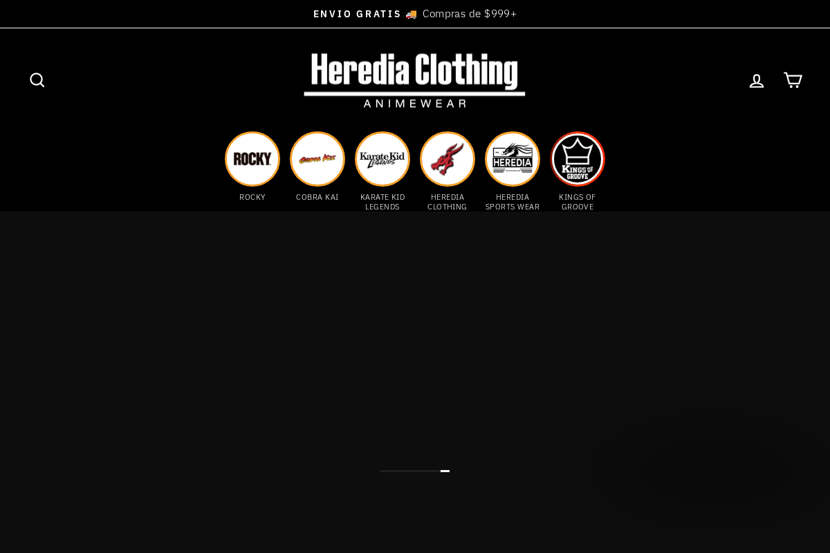 Heredia Clothing homepage screenshot
