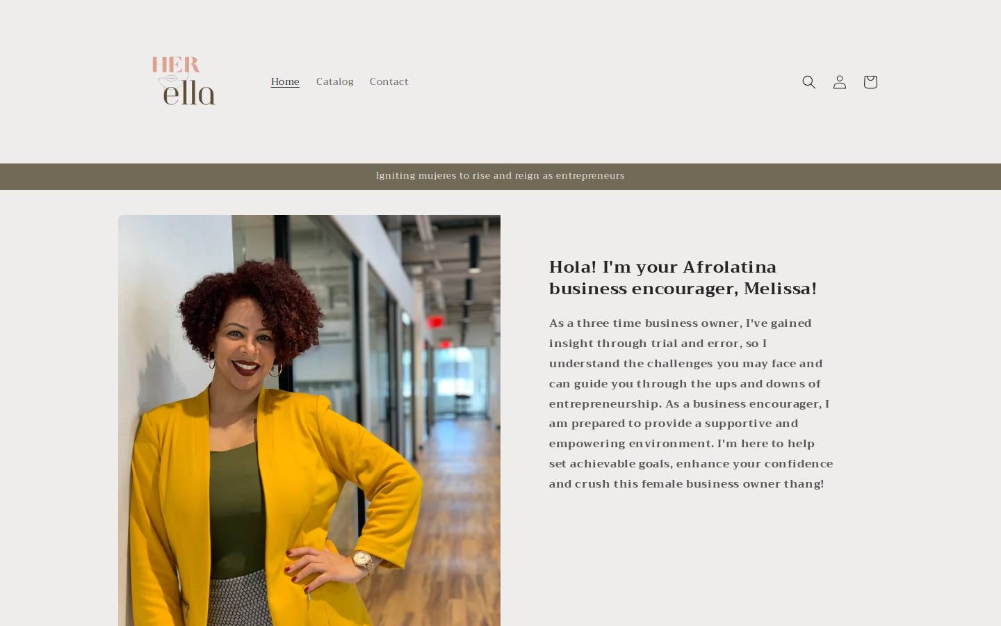 herella.com homepage screenshot