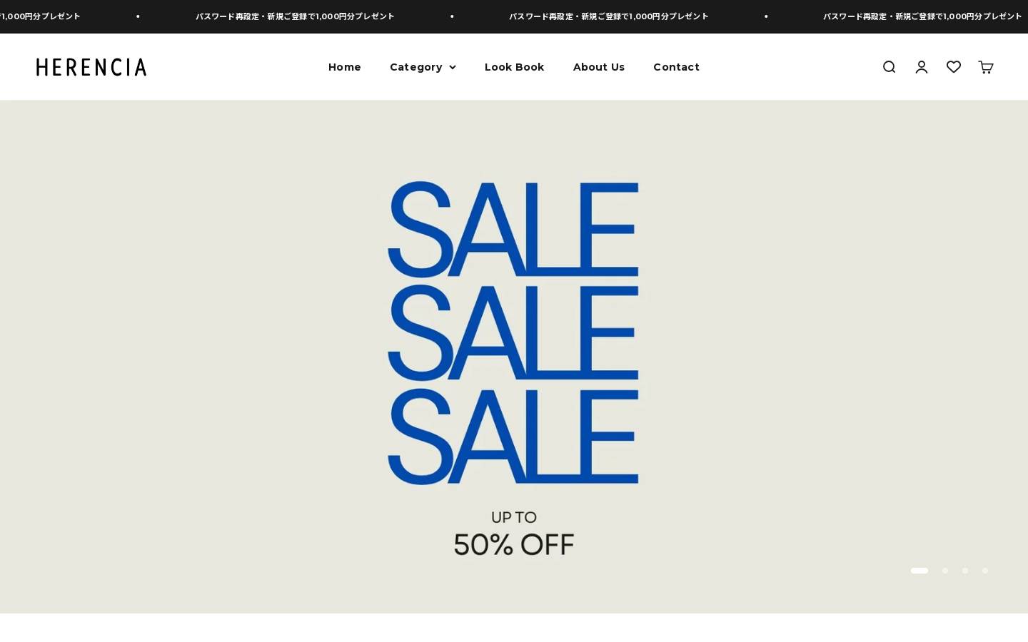 herencia.co.jp homepage screenshot