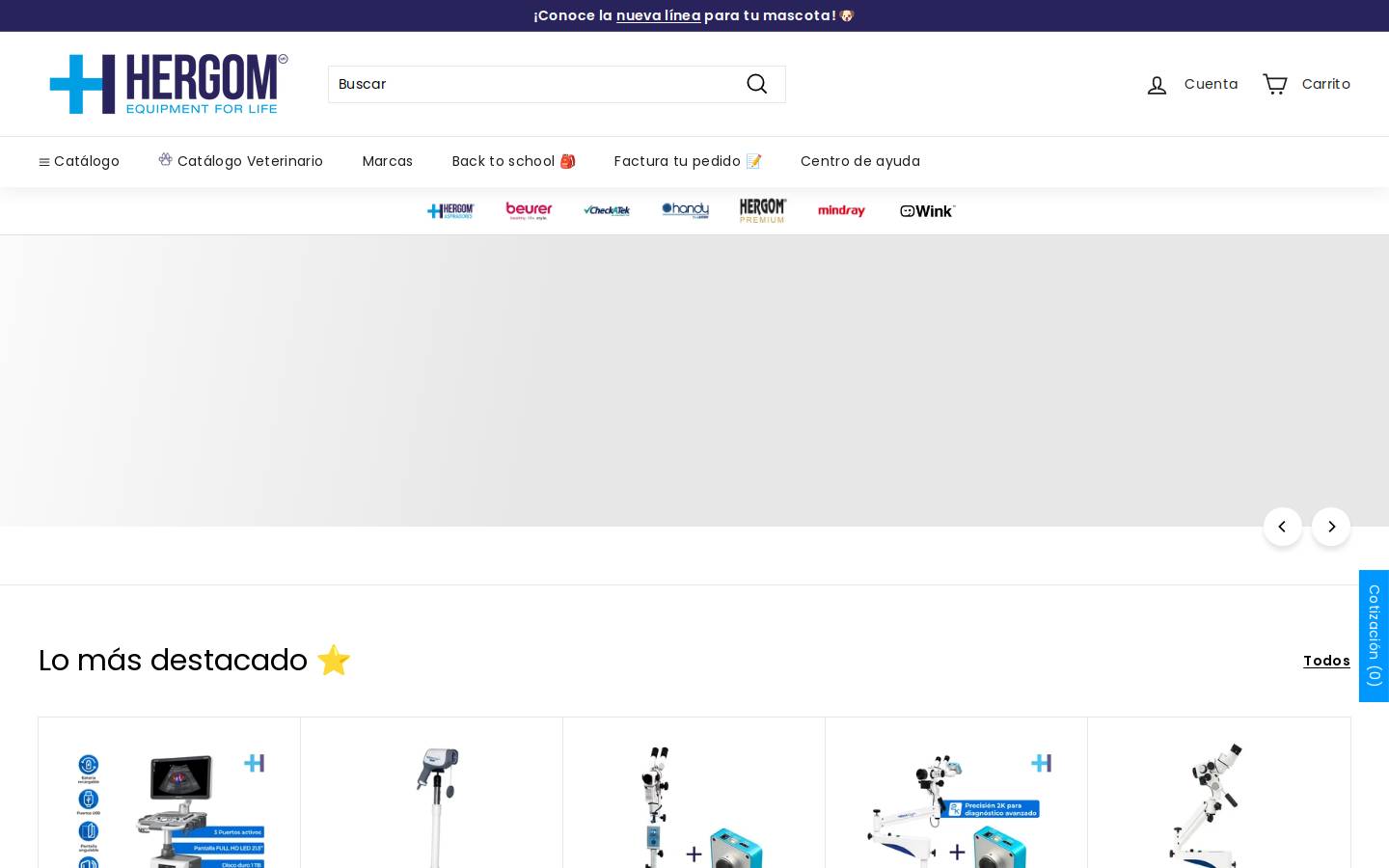 hergom-medical.com homepage screenshot