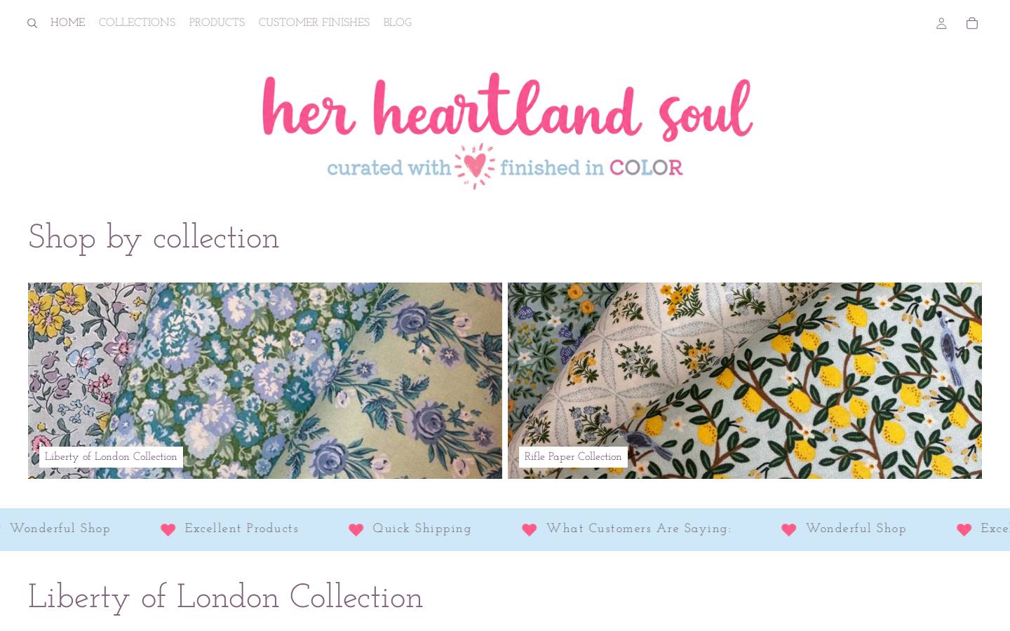 herheartlandsoul.com homepage screenshot