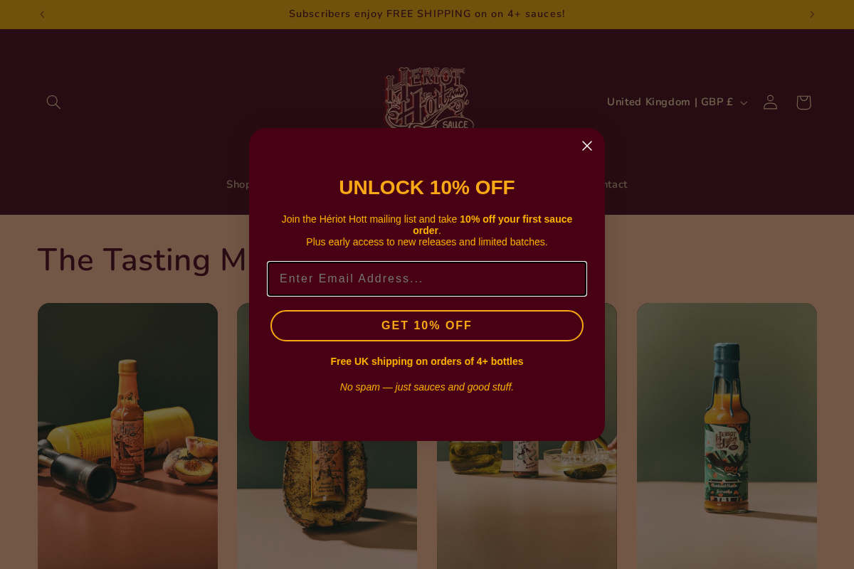 Heriot Hott homepage screenshot