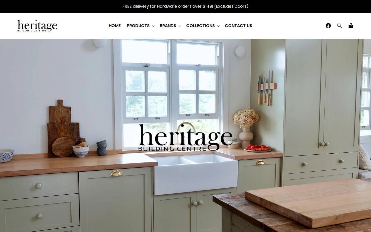 heritagebuilding.com.au homepage screenshot