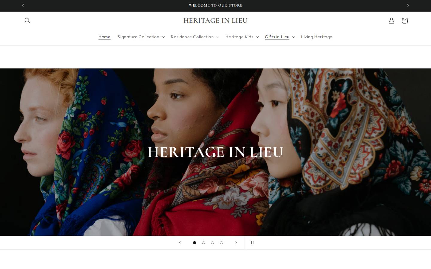 heritageinlieu.com homepage screenshot
