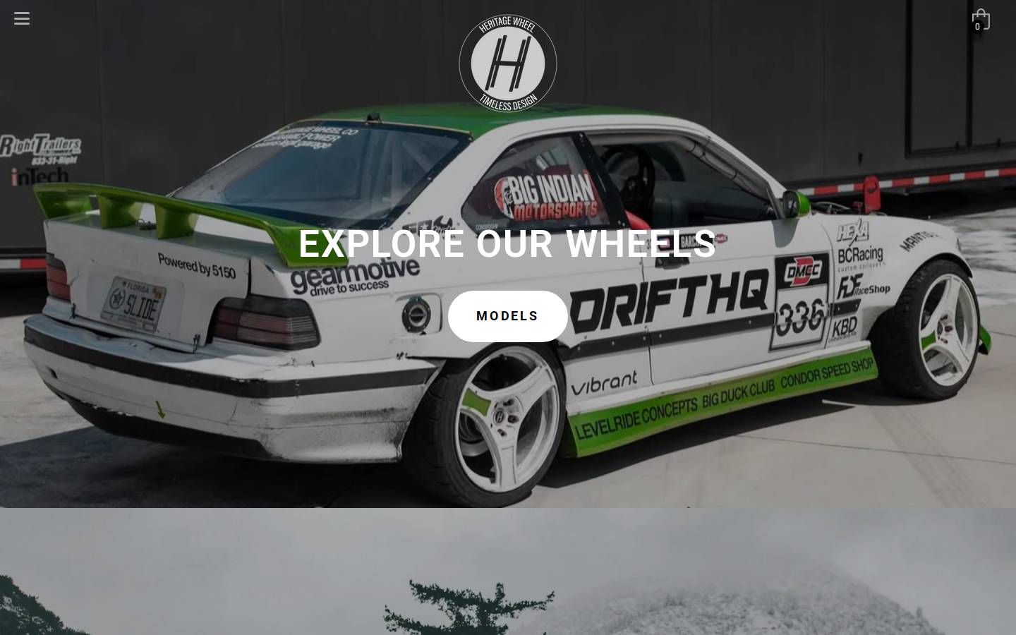 Heritagewheel homepage screenshot