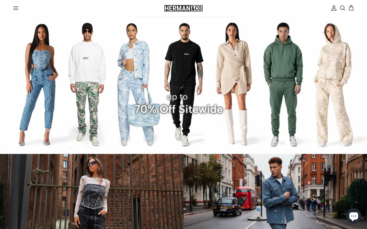 HERMAN&CO homepage screenshot
