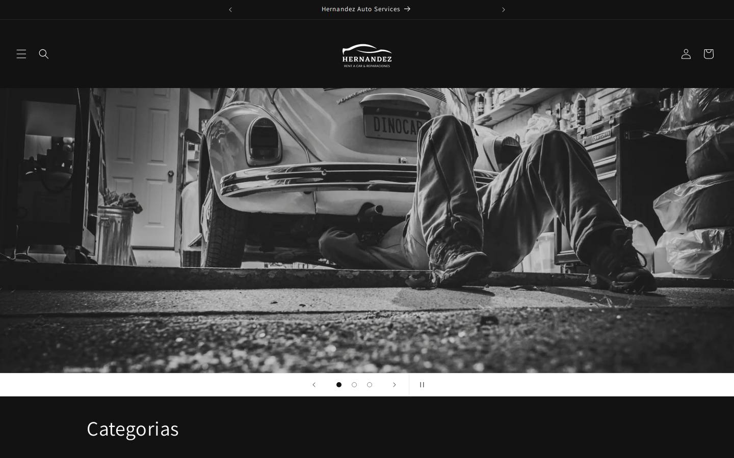 hernandezautoservice.com homepage screenshot