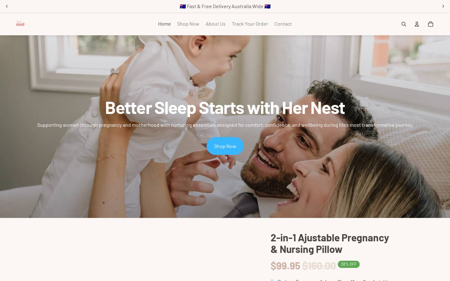 HERNEST homepage screenshot