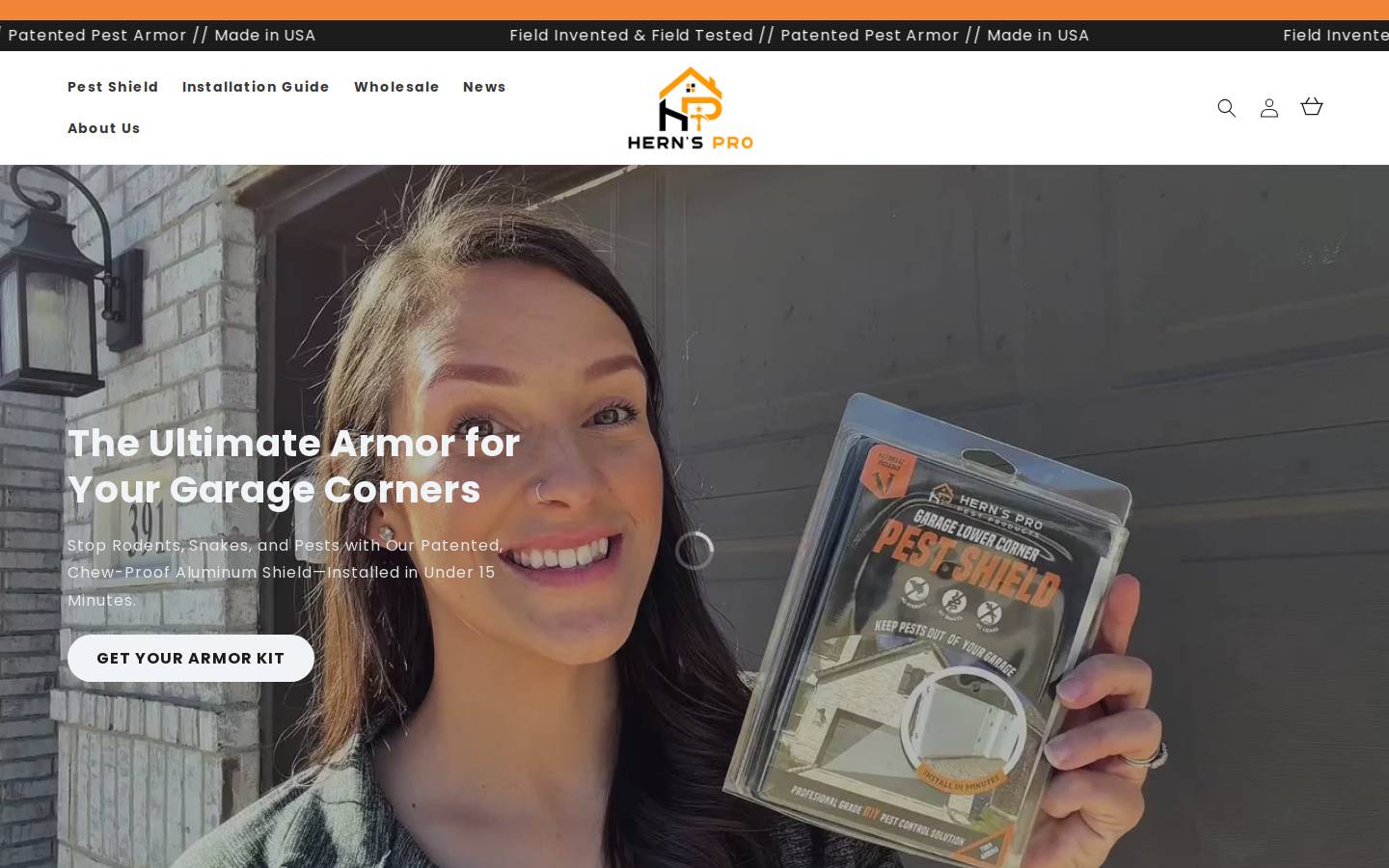 hernspro.com homepage screenshot