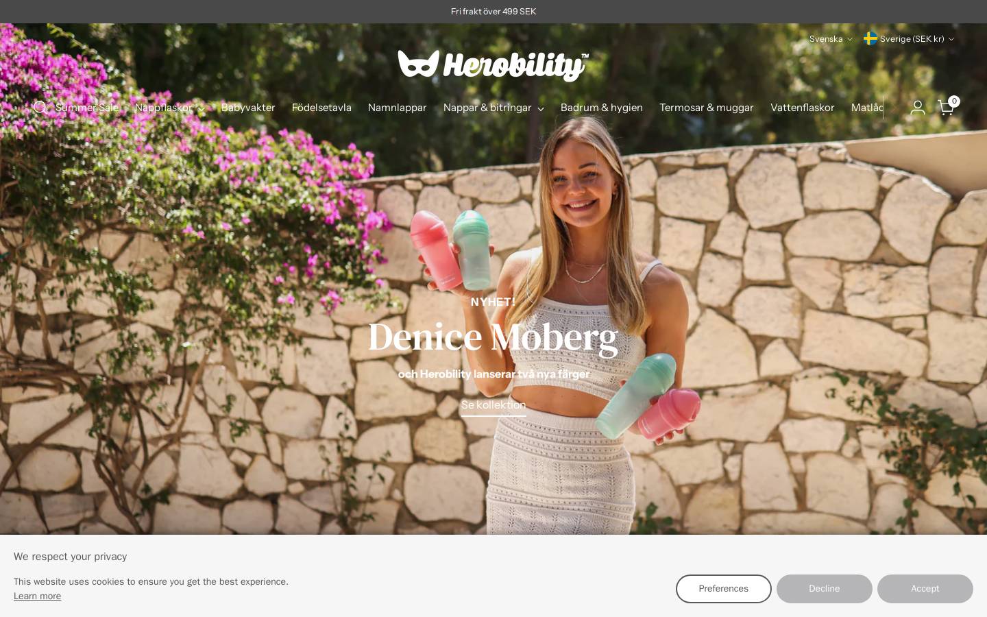 Herobility homepage screenshot