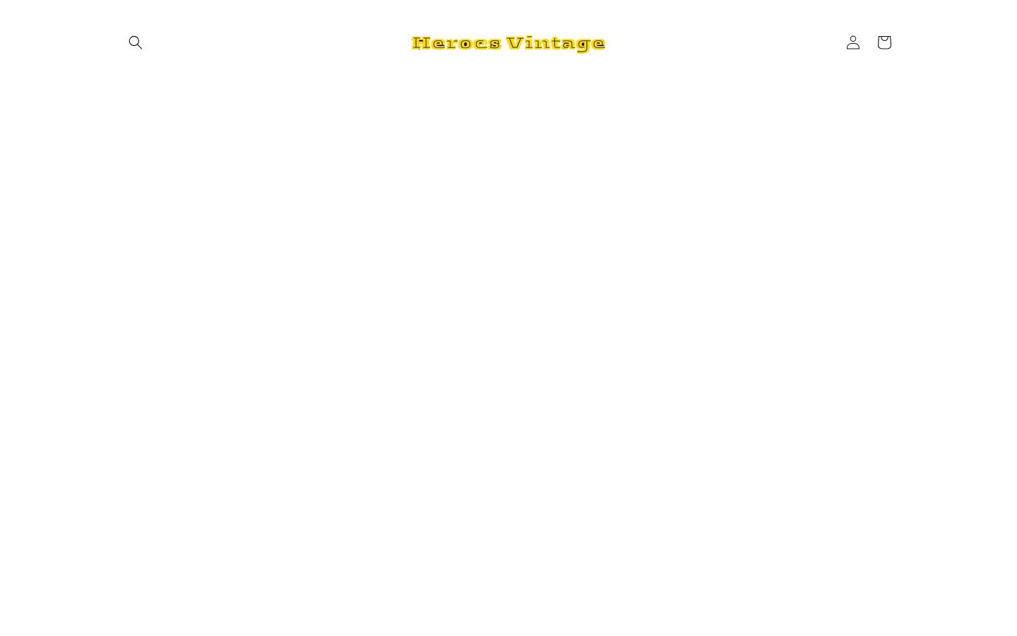 heroesvintage.com homepage screenshot