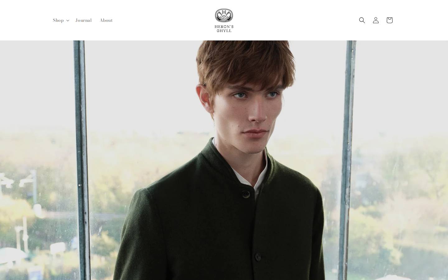 heronsgill.com homepage screenshot
