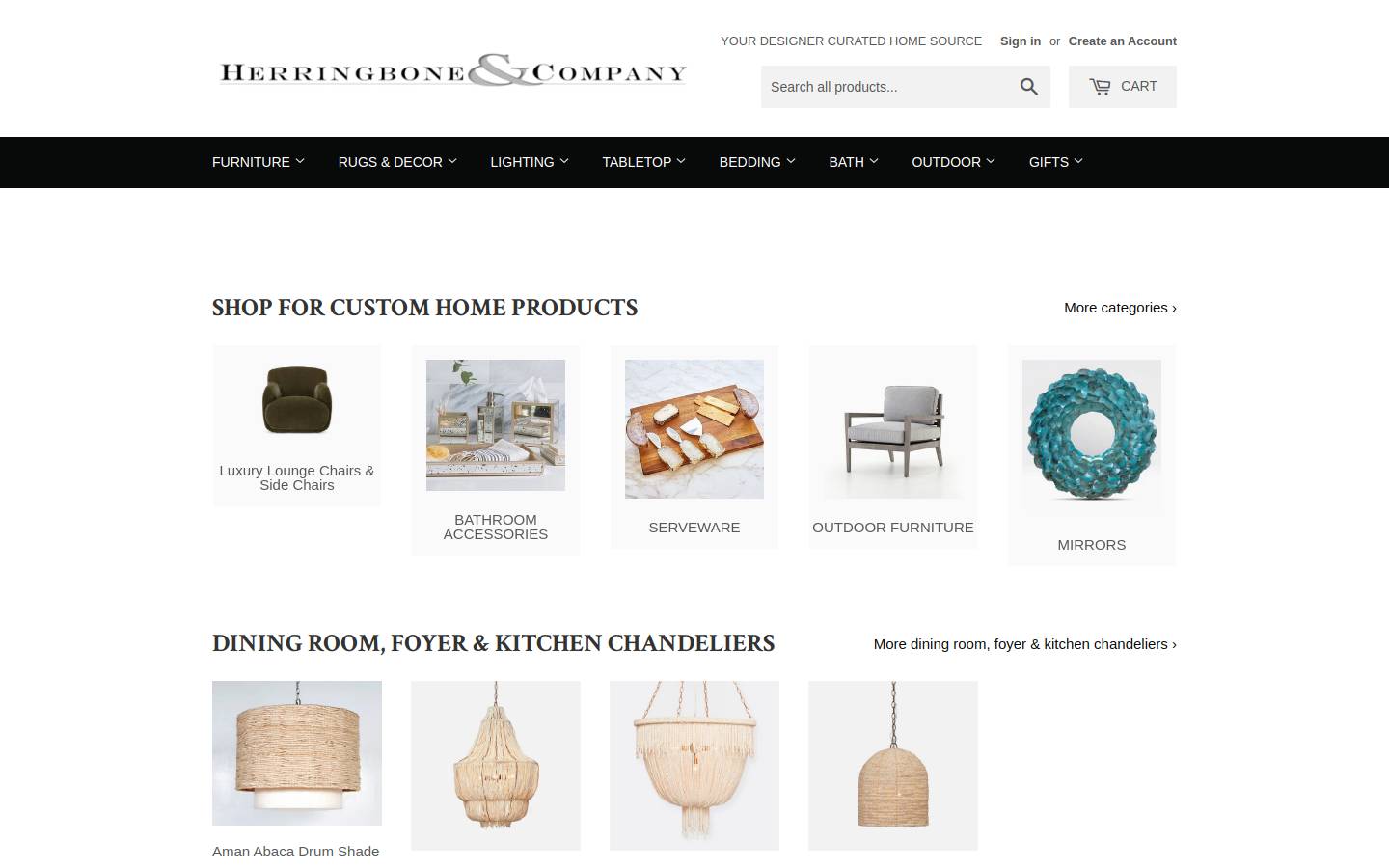 herringboneandcompany.com homepage screenshot