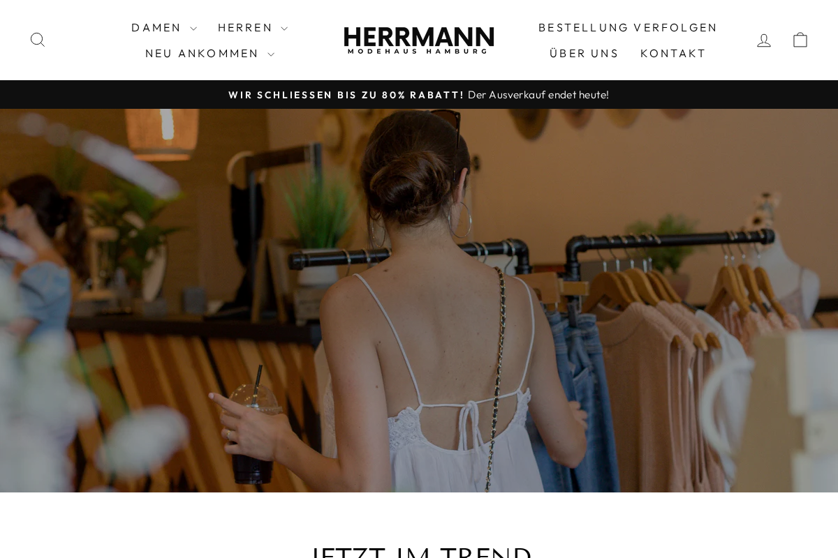 Herrmann Modehaus homepage screenshot