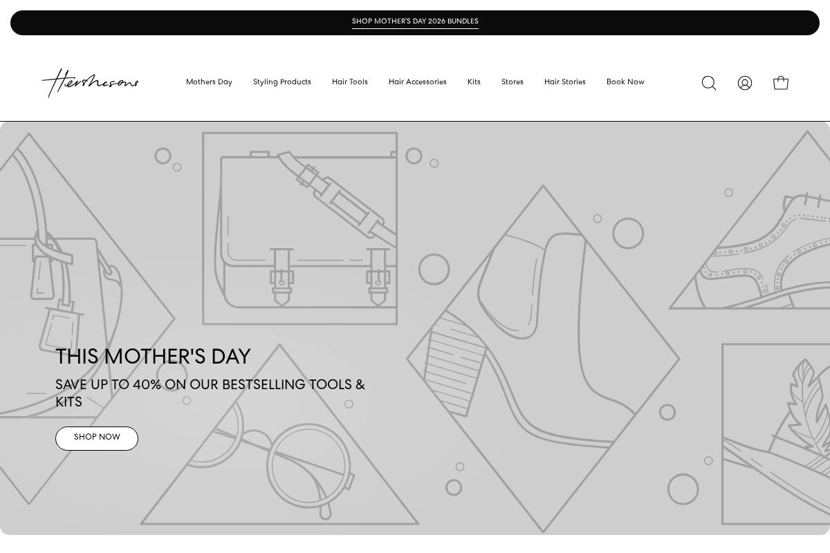 hershesons.com homepage screenshot