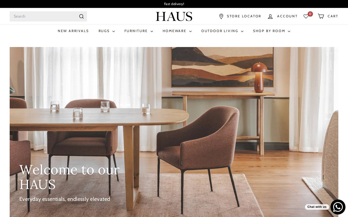 hertexhaus.co.za homepage screenshot