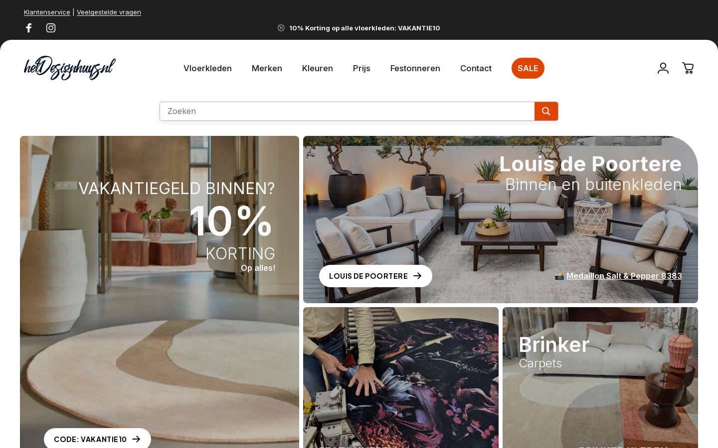Hetdesignhuys homepage screenshot