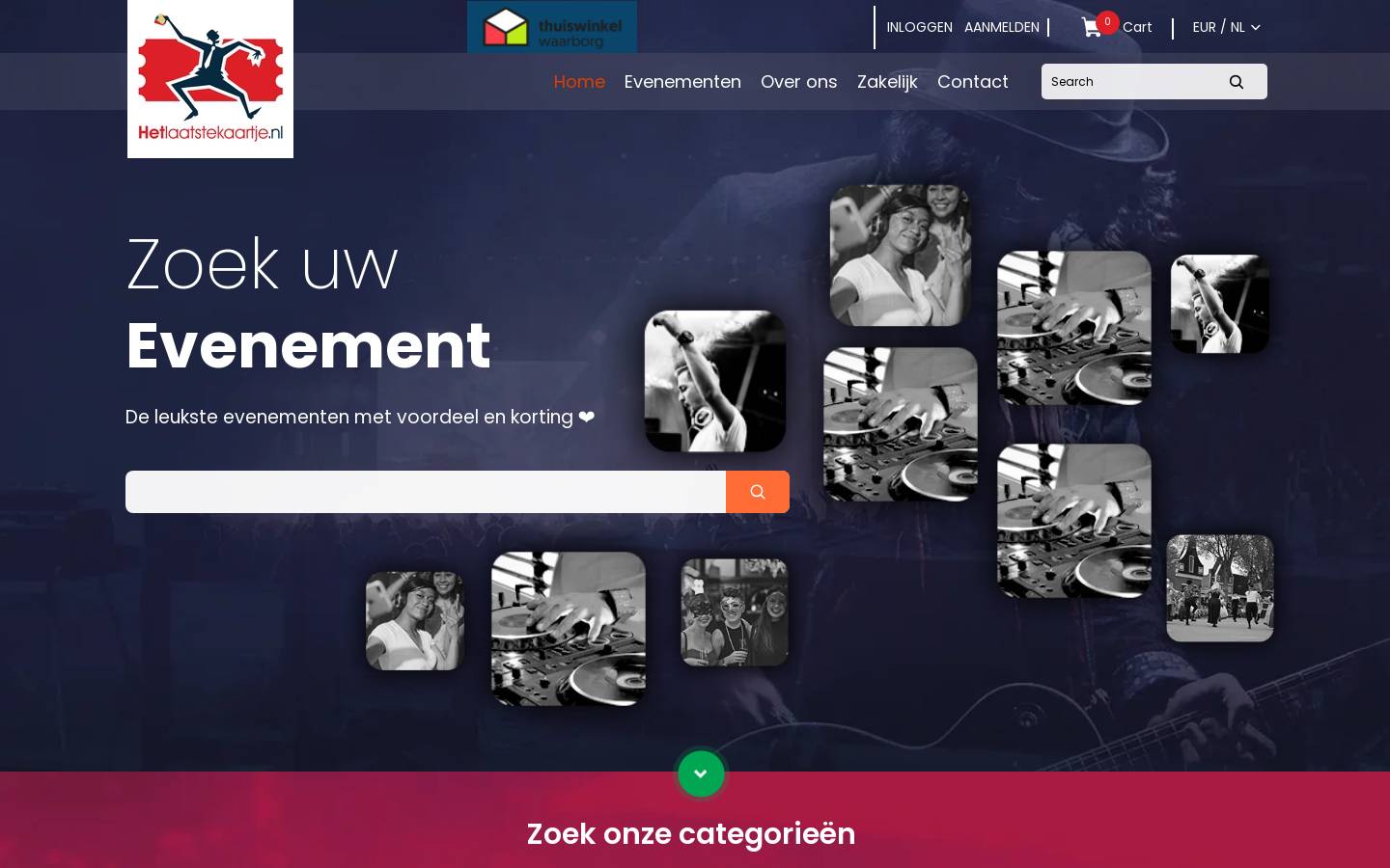hetlaatstekaartje.nl homepage screenshot