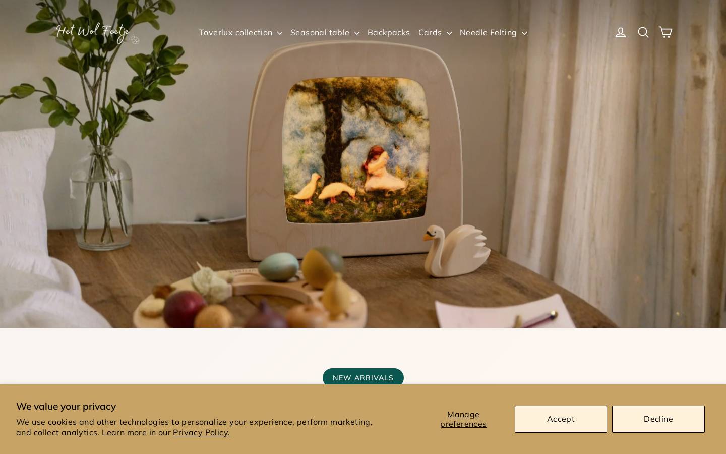 hetwolfeetje.com homepage screenshot