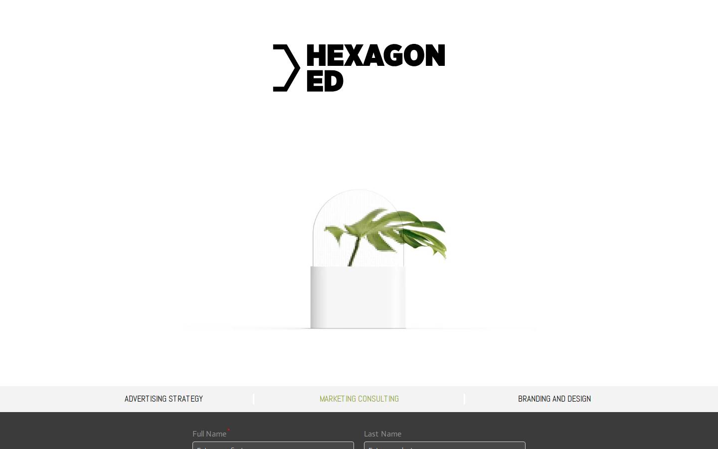 hexagoned.com homepage screenshot