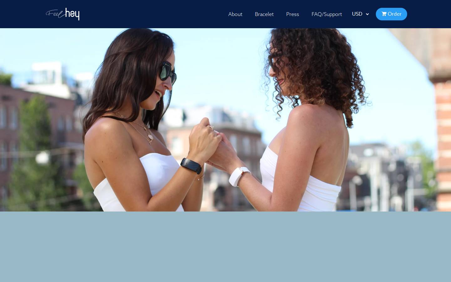 hey homepage screenshot