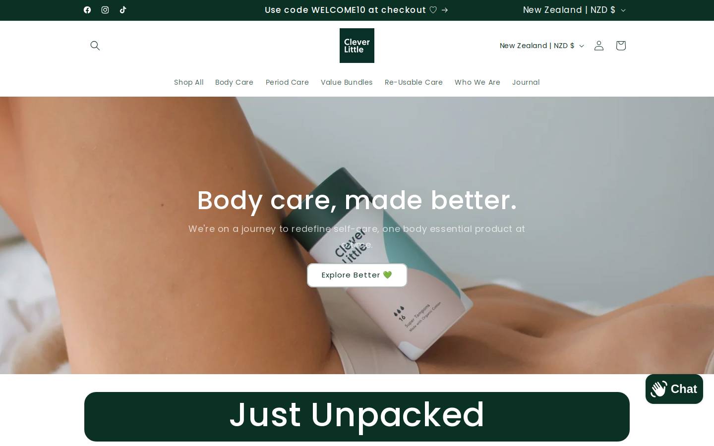 heycleverlittle.com homepage screenshot