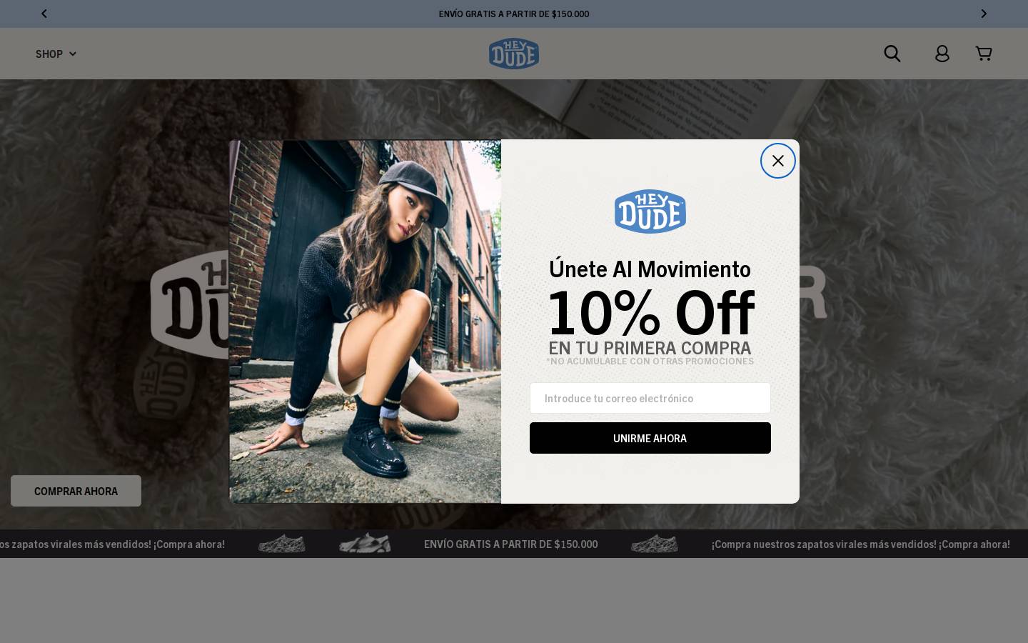 Heydude homepage screenshot