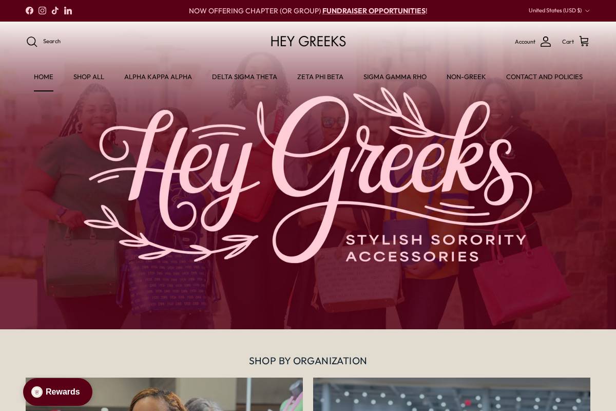 heygreeks.com homepage screenshot