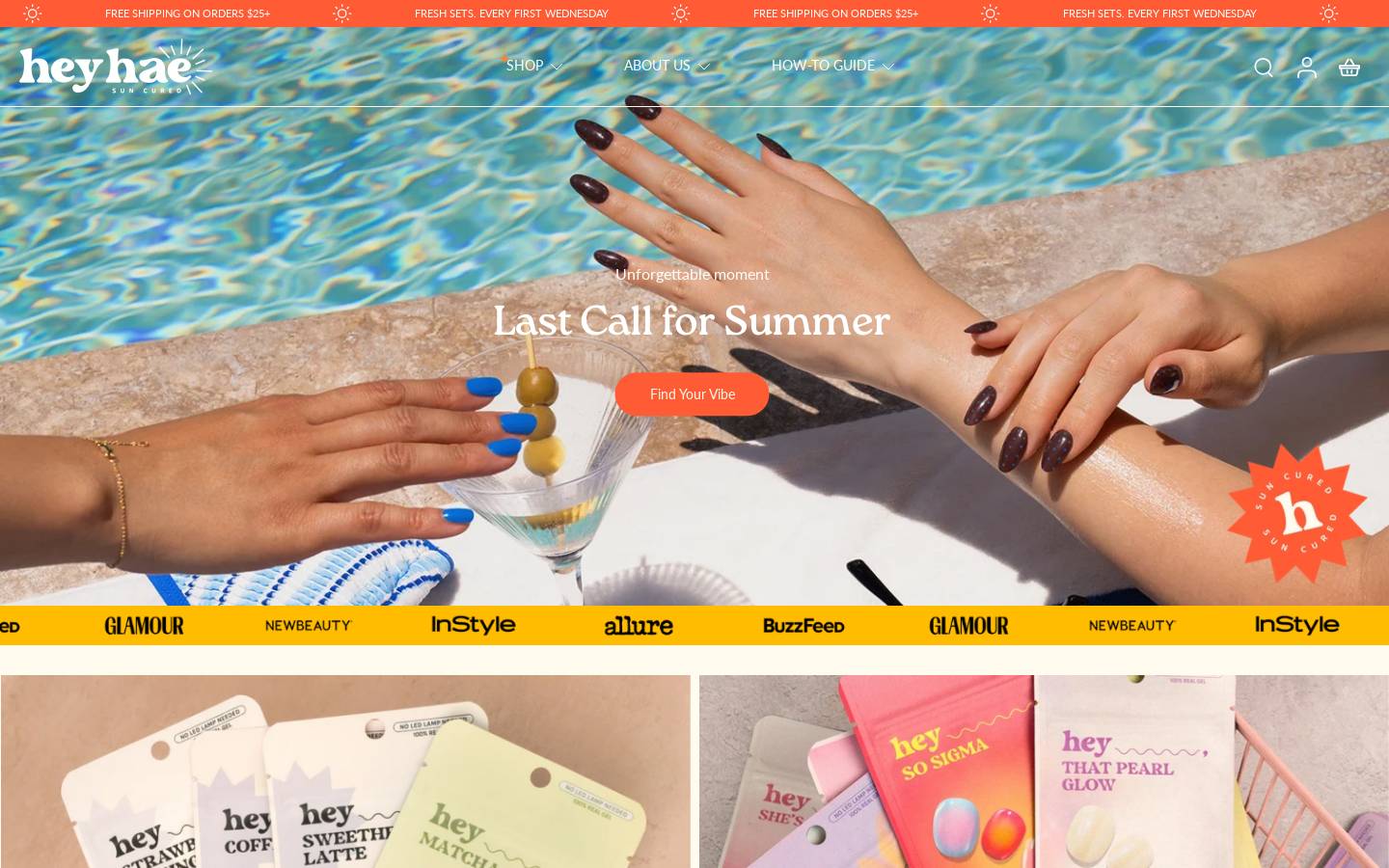 heyhae.co homepage screenshot