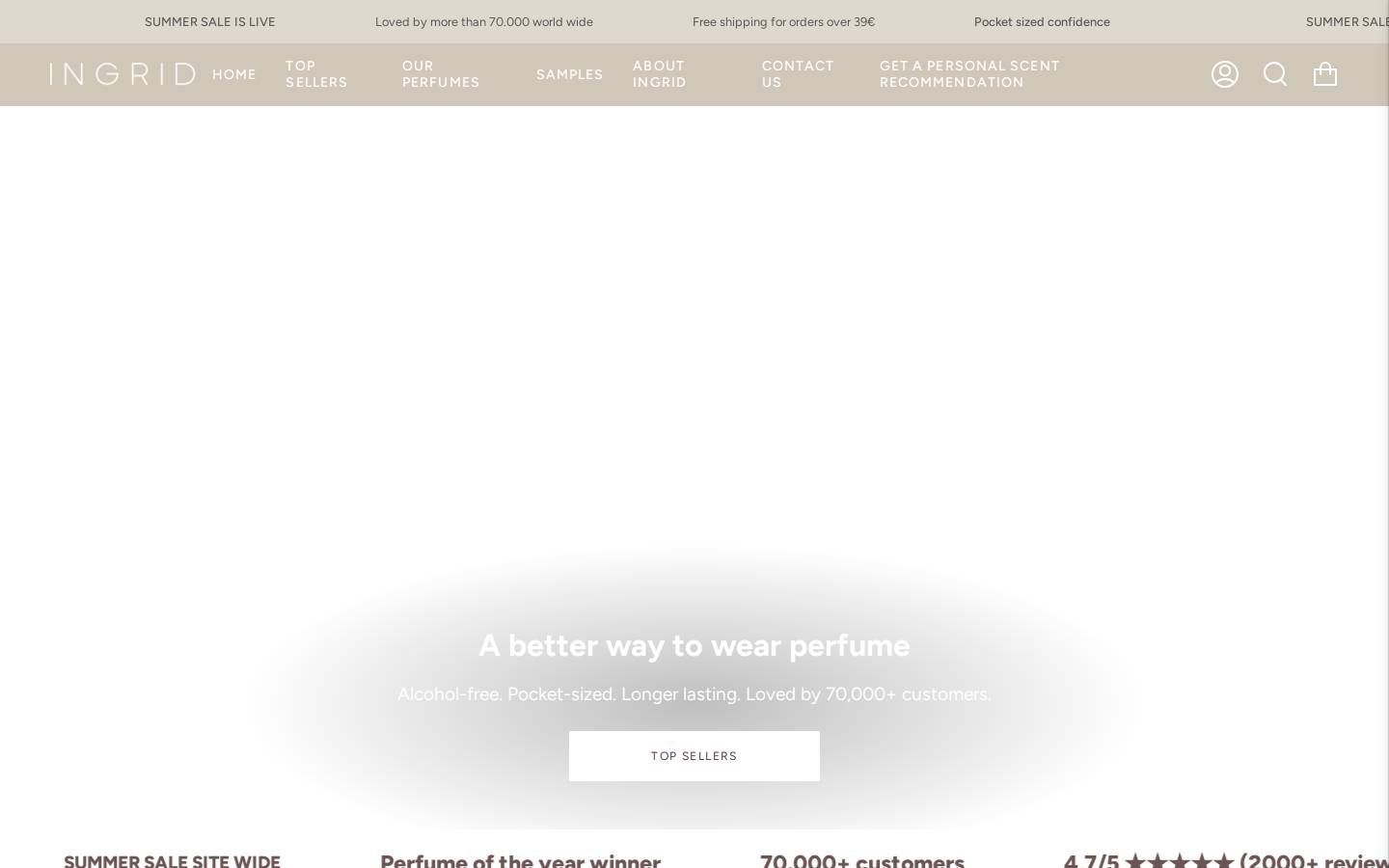 Heyingrid homepage screenshot