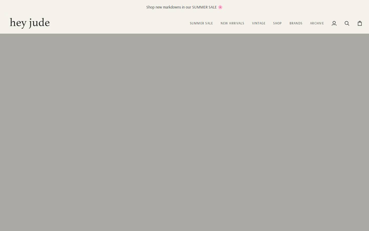heyjudeshop.com homepage screenshot