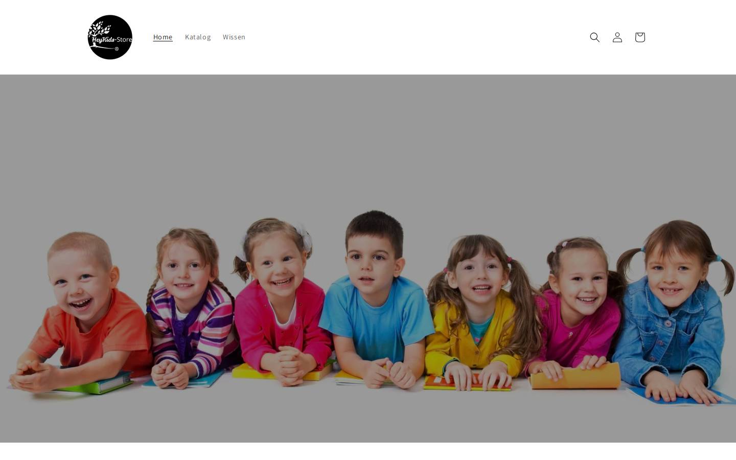 heykids-store.de homepage screenshot
