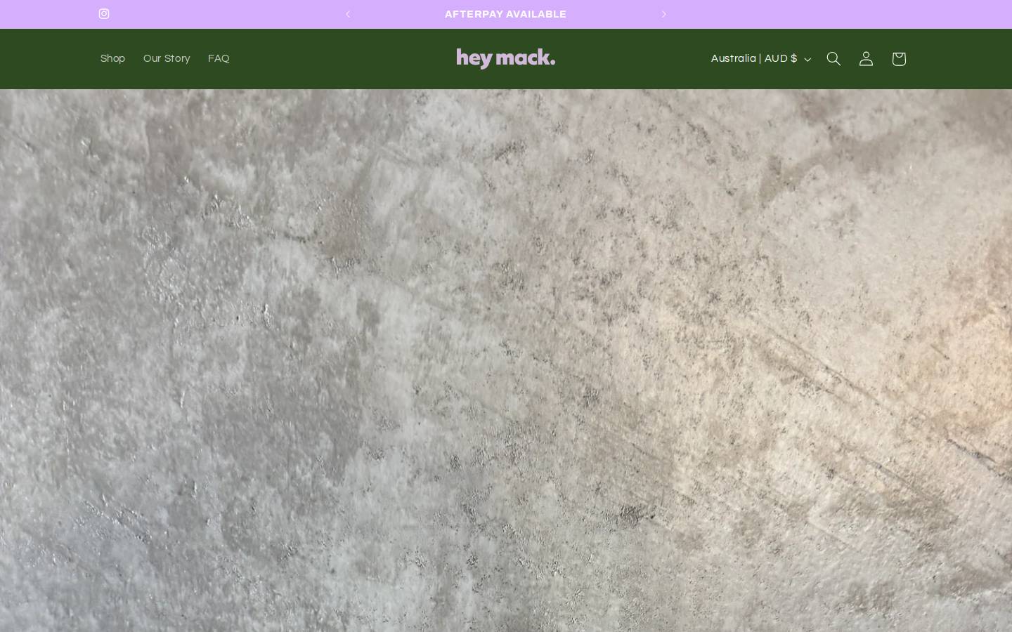 heymack.com.au homepage screenshot