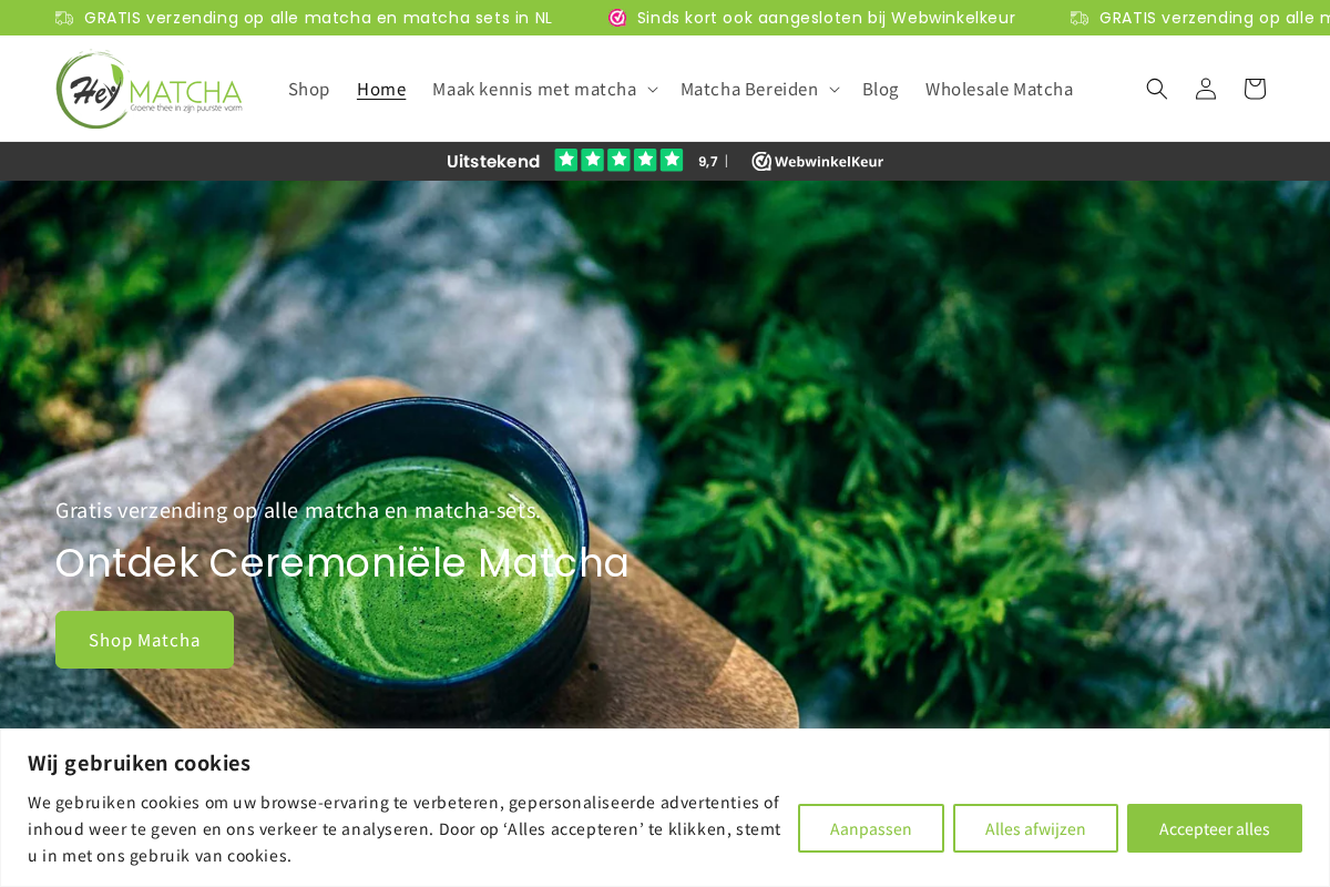 heymatcha.nl homepage screenshot