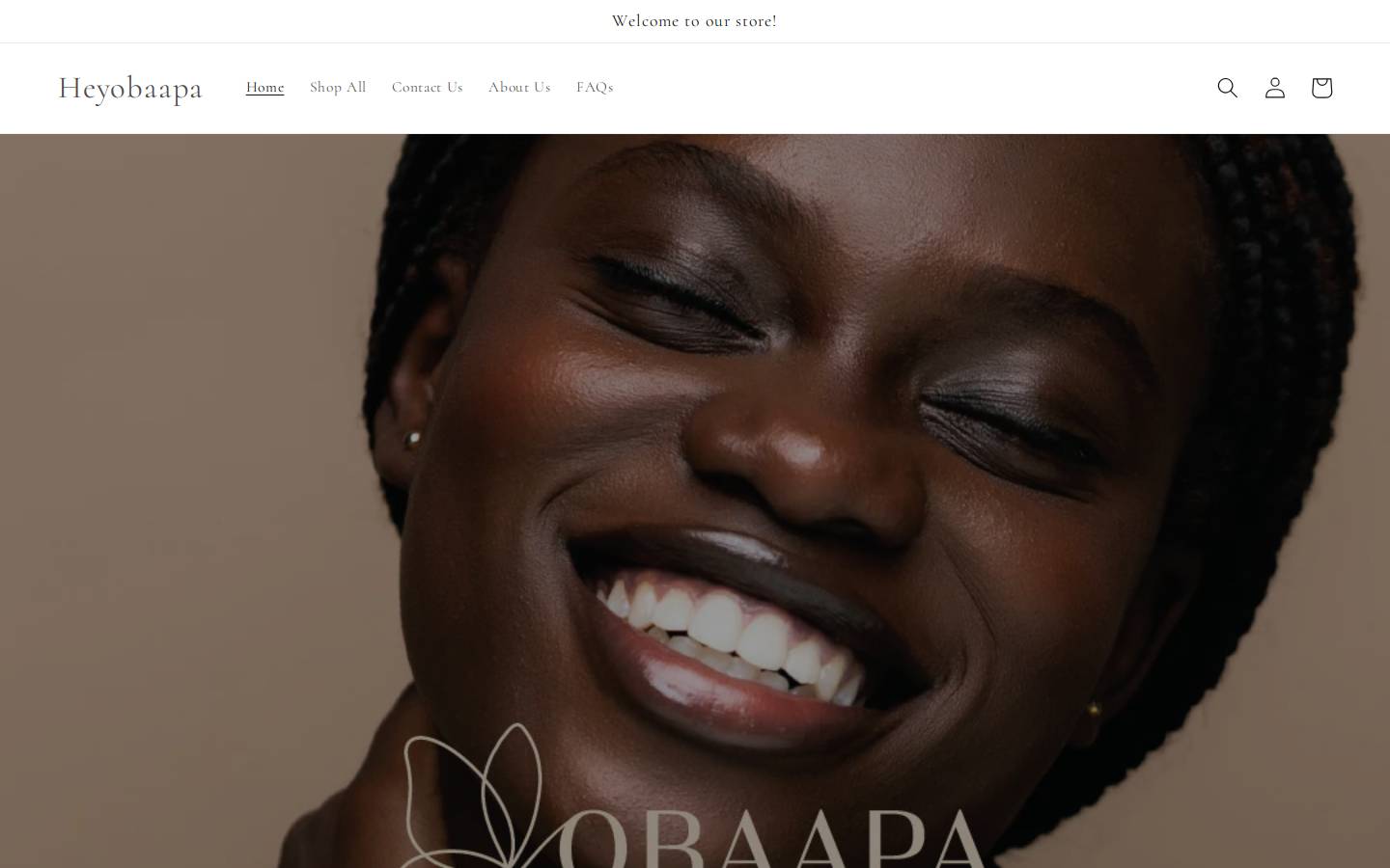 heyobaapa.com homepage screenshot