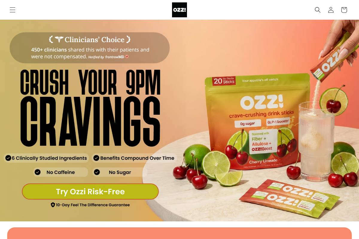 Heyozzi homepage screenshot