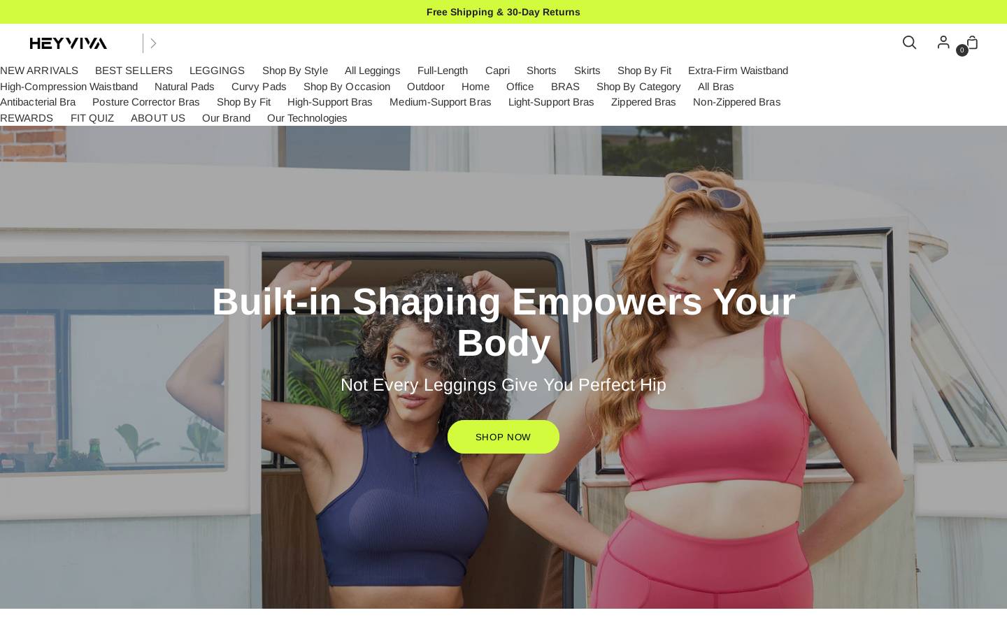 Heyviva homepage screenshot