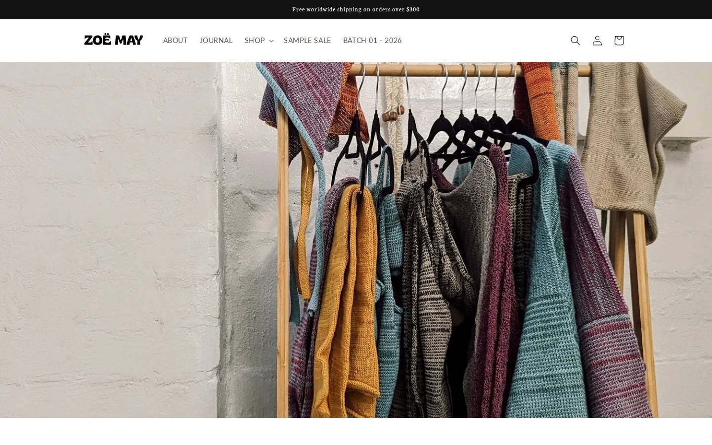 heyzoemay.com homepage screenshot