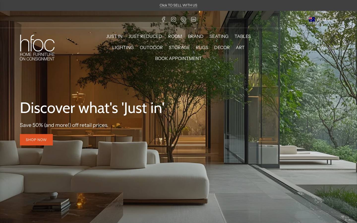 hfoc.com.au homepage screenshot