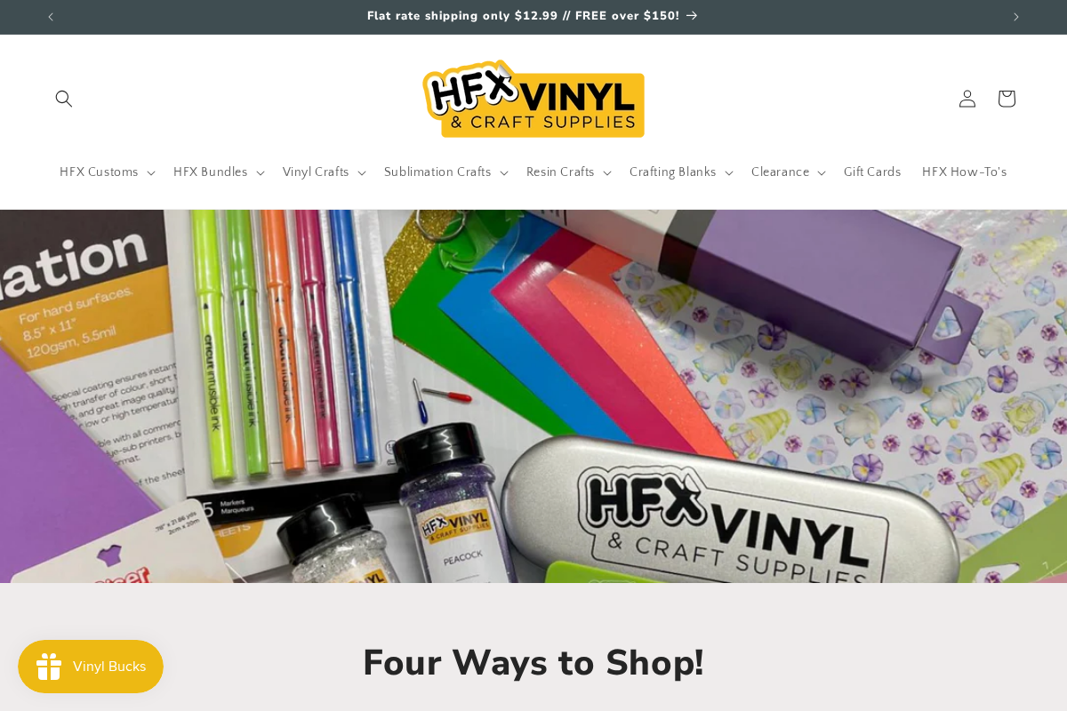 hfxvinyl.ca homepage screenshot
