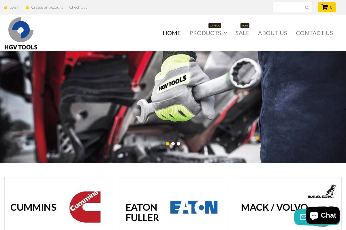 hgv-tools.com homepage screenshot