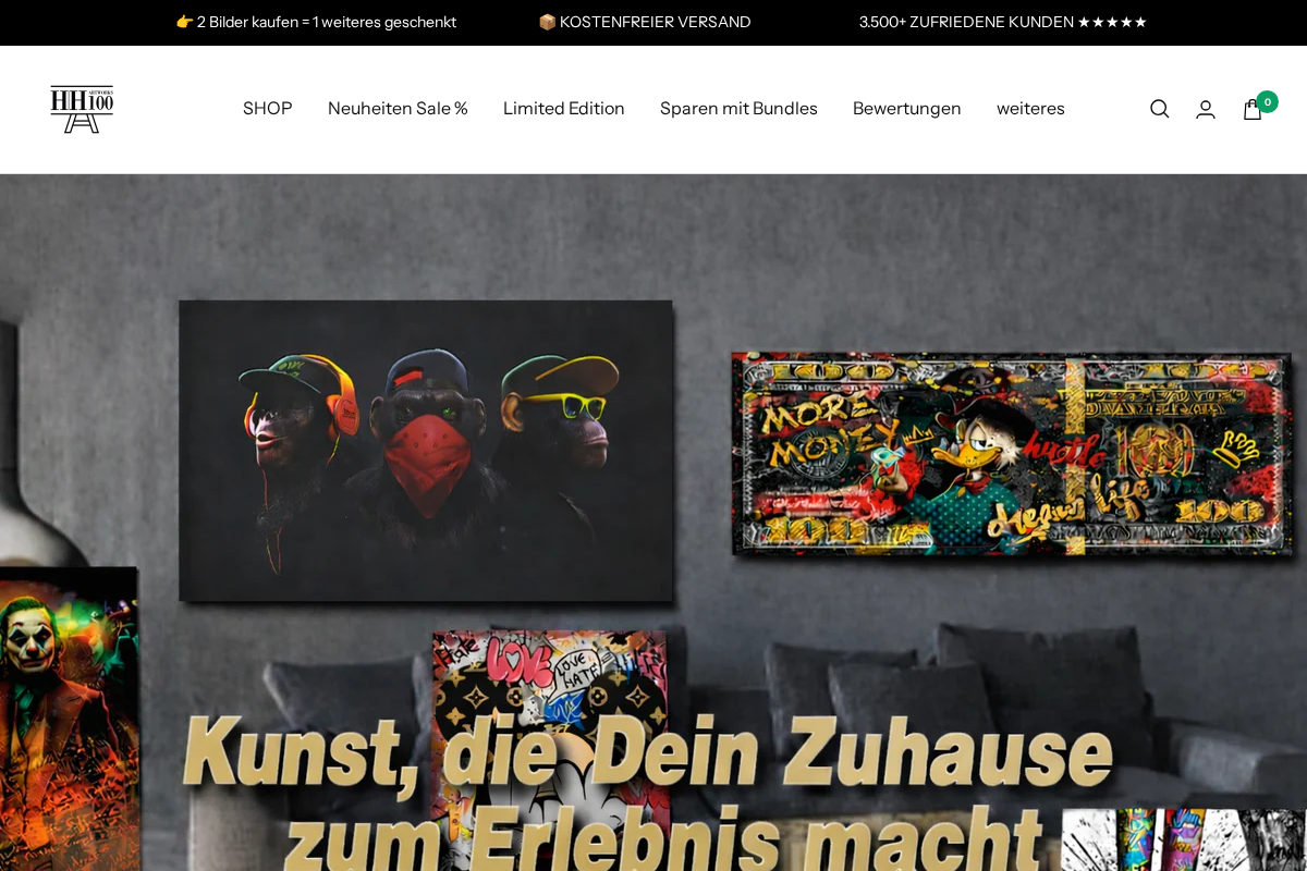 HH-100.com homepage screenshot