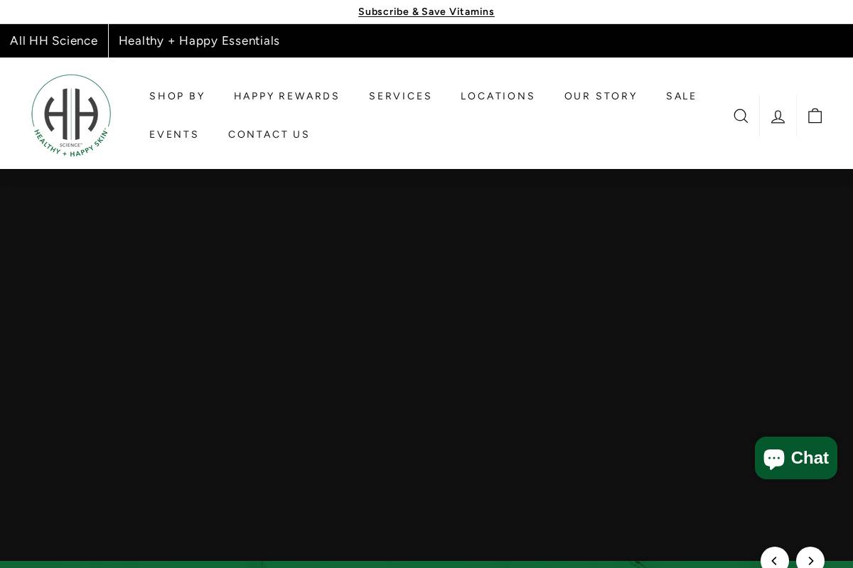 hhscience.com homepage screenshot