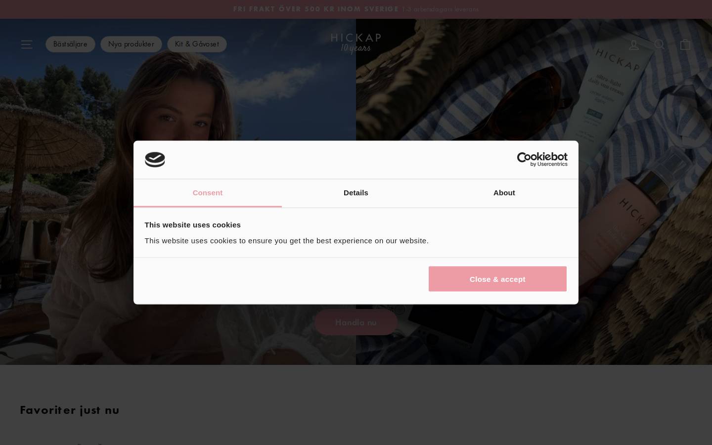 Hickap homepage screenshot