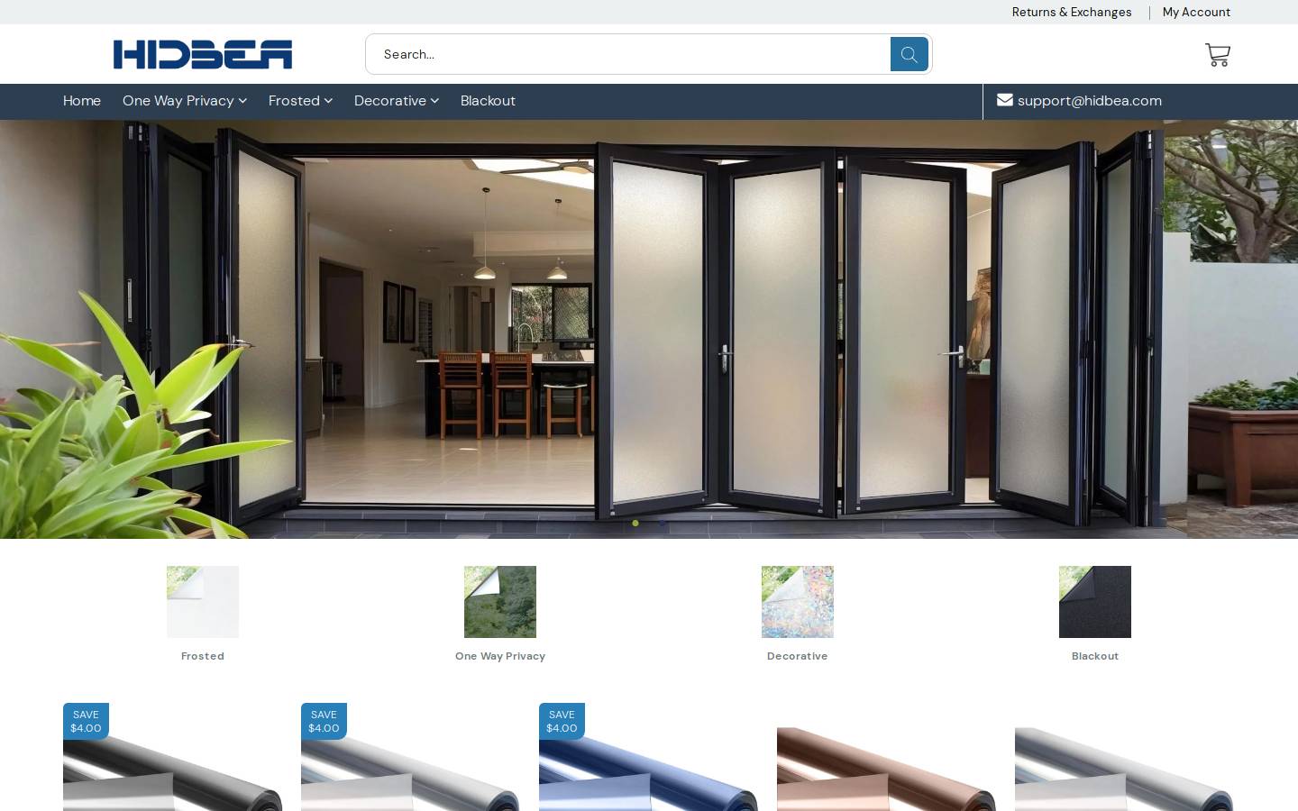 hidbea.com homepage screenshot