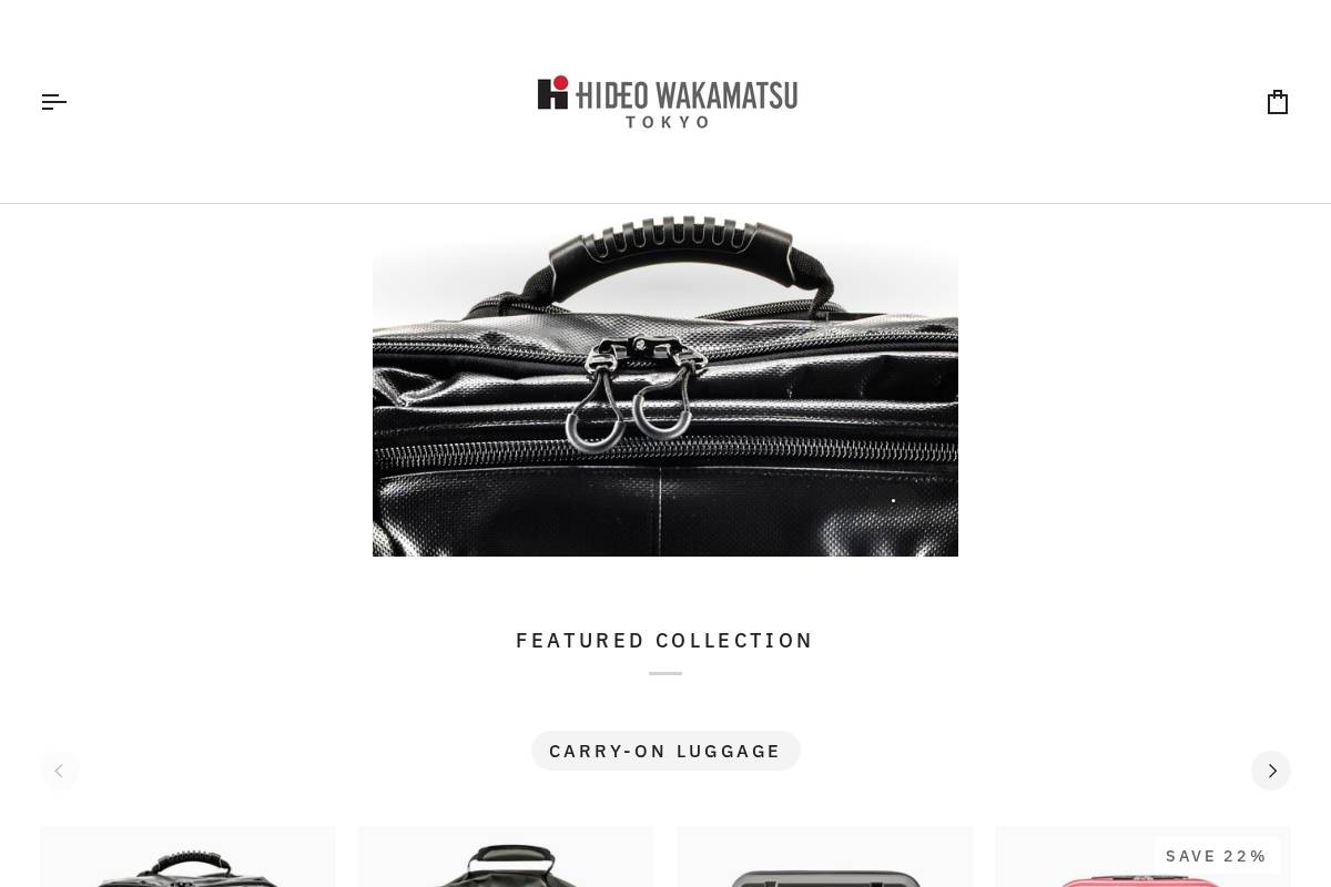 hideowakamatsu.com homepage screenshot