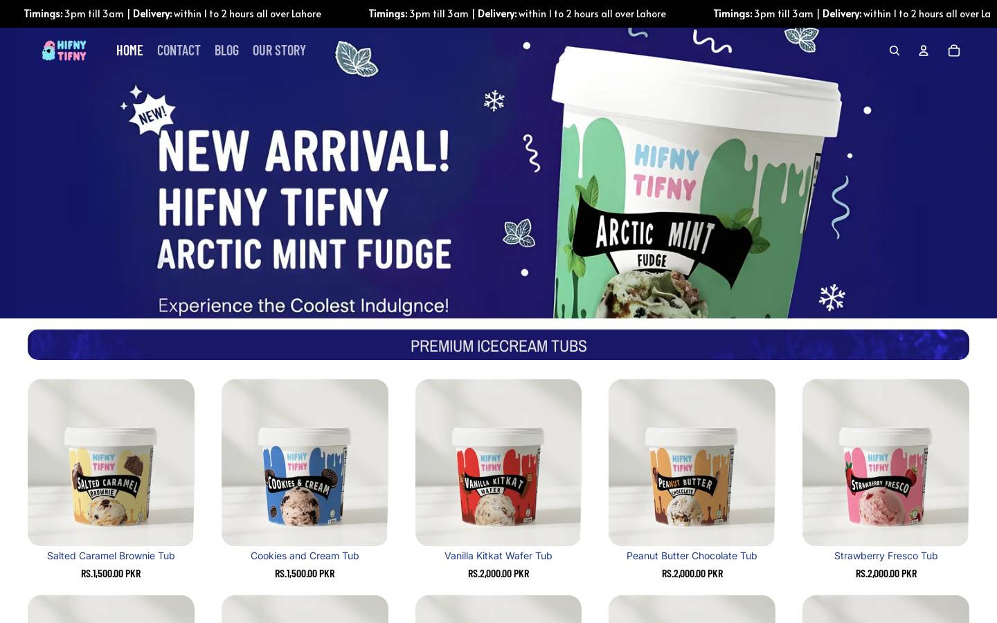 hifnytifny.com homepage screenshot